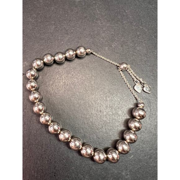Ralph Lauren sterling silver bolo charm bracelet - Picture 1 of 15